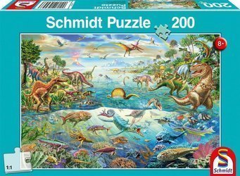 Puzzle 200 Świat dinozaurów G3