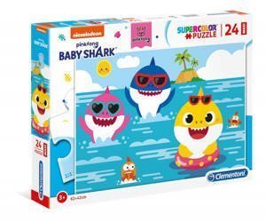 Puzzle 24 elementów Maxi Super kolor Baby Shark