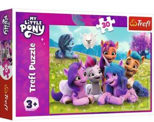 Puzzle 30 Przyjacielskie Koniki Pony TREFL