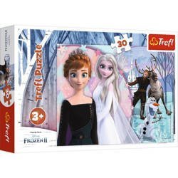 Puzzle 30 elementów Magiczna Kraina Lodu Frozen 2