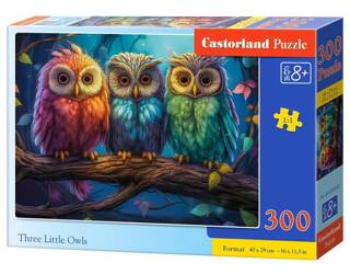 Puzzle 300 Three Little Owls CASTOR