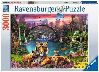 Puzzle 3000 Dzika natura z kwiatami