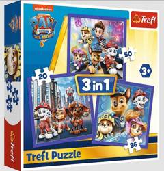 Puzzle 3w1 Psi Patrol gotowy do akcji TREFL