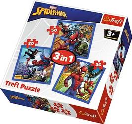 Puzzle 3w1 Spider-Man - Pajęcza siła