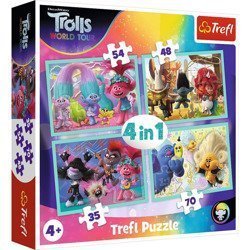 Puzzle 4w1 Trasa koncertowa Trolli