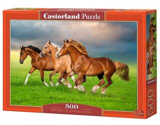 Puzzle 500 Horses in Spring Rush CASTOR