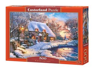 Puzzle 500 Winter Cottage CASTOR