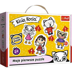 Puzzle BABY Wesoła Kicia Kocia