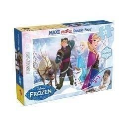 Puzzle Frozen maxi 35 elementów dwustronne