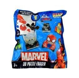 Puzzle Palz figurki gumki pojazd Avengers mix