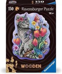 Puzzle drewniane 150 Kot