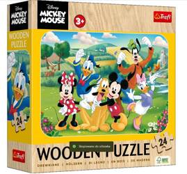 Puzzle drewniane 24 Mickey z przyjaciółmi TREFL