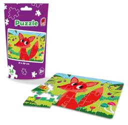 Puzzle edukacyjne - Lisek