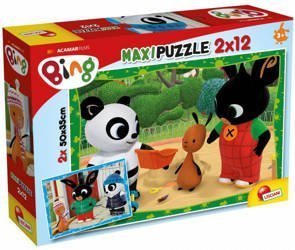 Puzzle maxi 2 x 12 elementów Bing