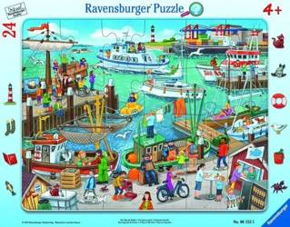 Puzzle w ramce 24 Dzień w porcie