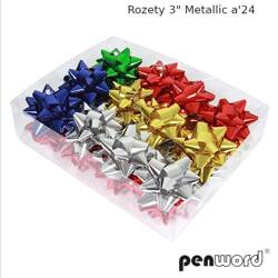 Rozety metallic (24szt)