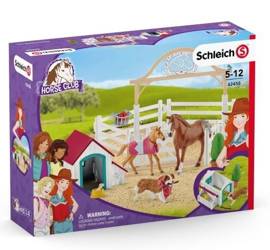 Schleich 42458 Horse Club Goście Hannah z suczką Ruby