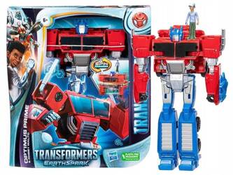 TRANSFORMERS EARTH SPARK FIGURKA Optimus Prime Spin Changer F7663