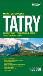 Tatry 1:30 000 mapa turystczna PIĘTKA