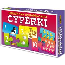 Układanka puzzlowa Cyferki