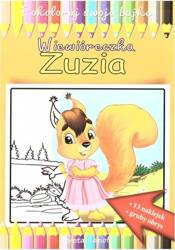 Wiewióreczka Zuzia - kolorowanka