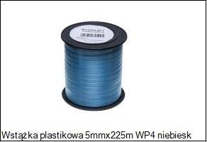 Wstążka plastikowa niebieski 5mmx225m