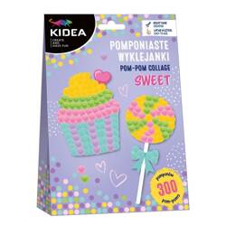 Wyklejanki pomponiaste Sweet KIDEA