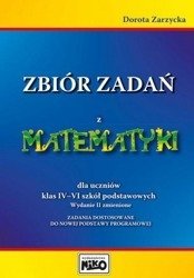 Zbiór zadań z matematyki dla uczniów klas IV-VI