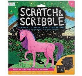 Zdrapywanki Scratch & Scribble Magiczne jednorożce