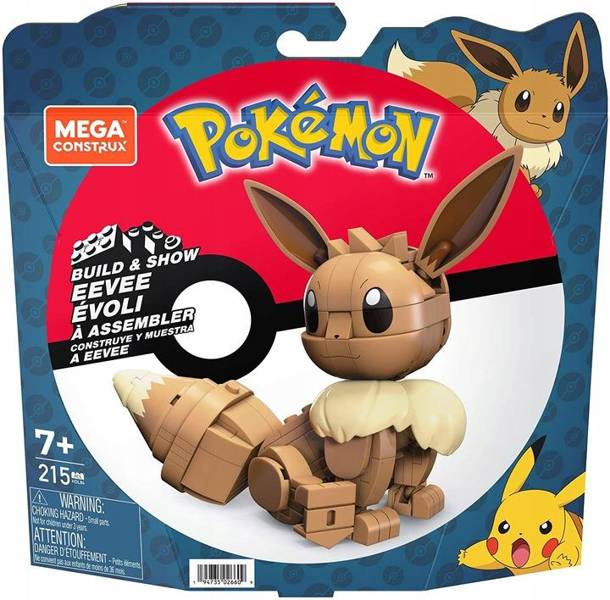 Blocos de Montar - Mega Construx - Pokémon - Pokebola com Eevee - Mattel - Ri  Happy