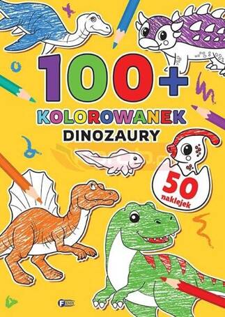 100+ Kolorowanek. Dinozaury