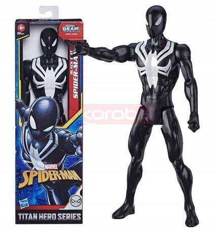 AVENGERS TITAN HERO SERIES BLACK SUIT DUŻA RUCHOMA FIGURKA SPIDERMAN E8523