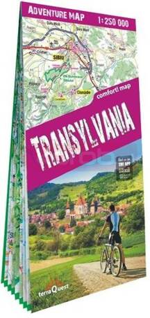 Adventure map Transylvania 1:250 000 lam w.2024