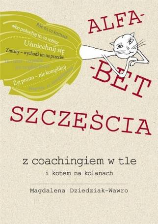 Alfabet szczęścia z coachingiem w tle i kotem