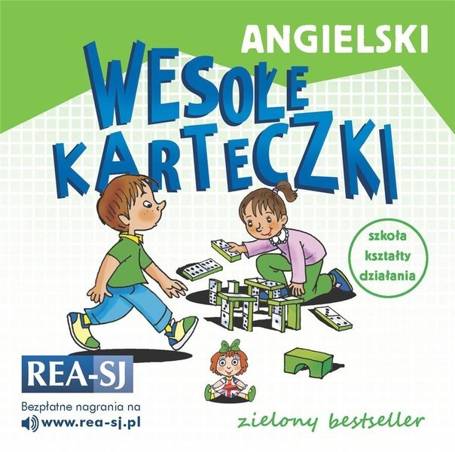 Angielski wesołe karteczki. Zielony