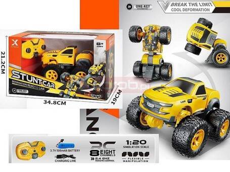 Auto R/C transformujące 1:20 z ładowarką