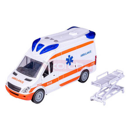 Auto ambulans z noszami