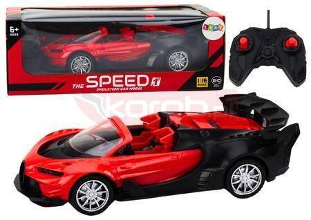 Auto sportowe RC 1:18 czerwone