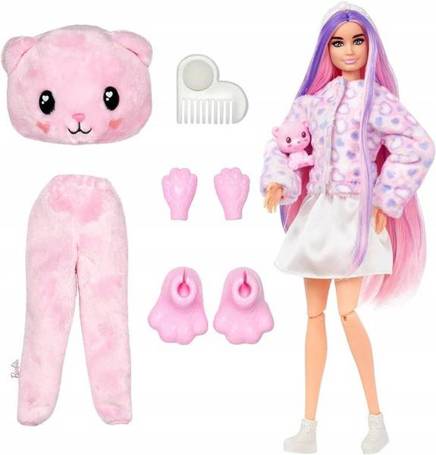 BARBIE CUTIE REVEAL LALKA W PRZEBRANIU MISIA róż HKR04