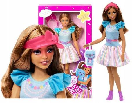 BARBIE MOJA PIERWSZA LALKA BARBIE lalka +króliczek HLL21