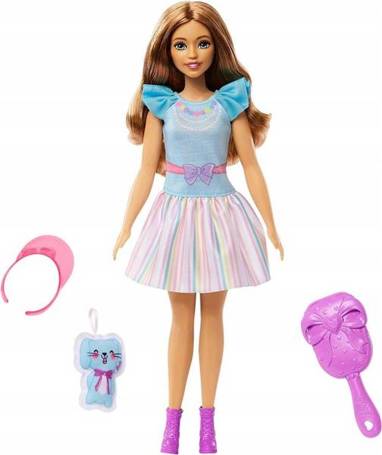 BARBIE MOJA PIERWSZA LALKA BARBIE lalka +króliczek HLL21