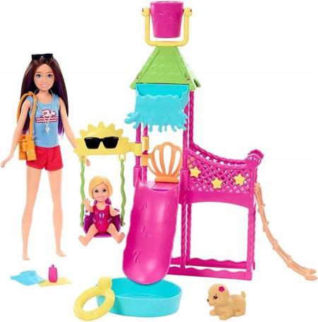 BARBIE OPIEKUNKA SKIPPER park wodny plac zabaw HKD80