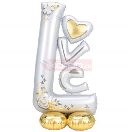 Balon foliowy AirLoonz Wedding Love 73x147cm