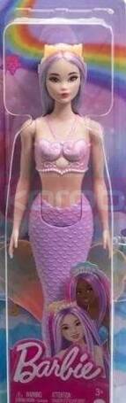 Barbie Lalka Syrenka Fioletowy ogon HRR06