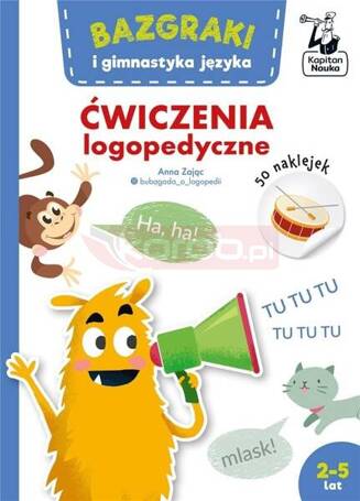 Bazgraki i gimnastyka języka. Ćw. logopedyczne