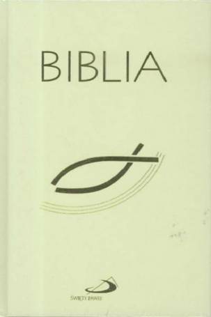 Biblia z rybką biała