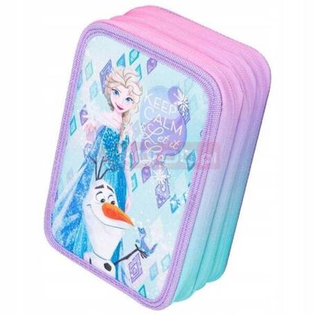 COOLPACK FROZEN KRAINA LODU PIÓRNIK POTRÓJNY Z WYPOSAŻENIEM dla dziewczynki F067776