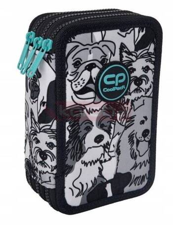 COOLPACK PIÓRNIK POTRÓJNY Z WYPOSAŻENIEM DOGS PLANET pieski F067708