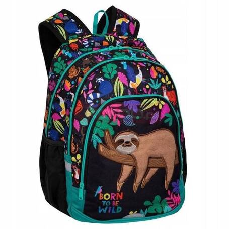 COOLPACK WILDKID PLECAK SZKOLNY dla dziewczynki SŁODKI LENIWIEC F025653