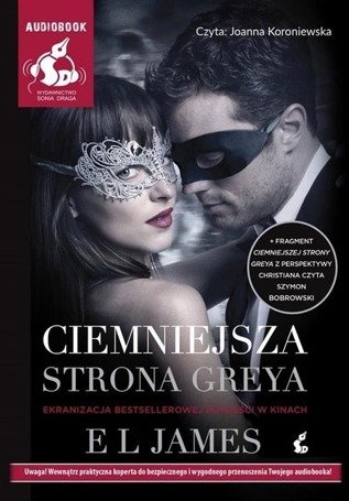 Ciemniejsza strona Greya okł. filmowa audiobook